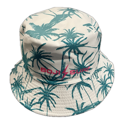 TEAL PALM BUCKET HAT