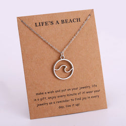 WAVE NECKLACE-SILVER