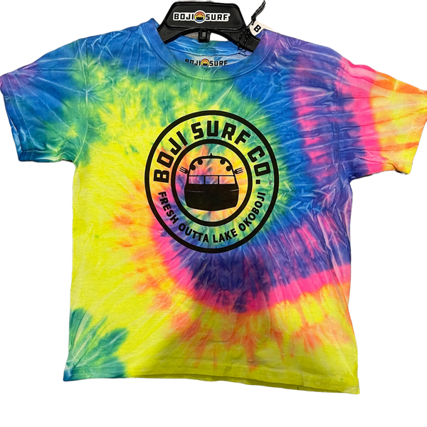 BOJI SURF YOUTH COTTON TEE - RAINBOW