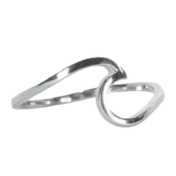 Sterling Silver Wave Ring