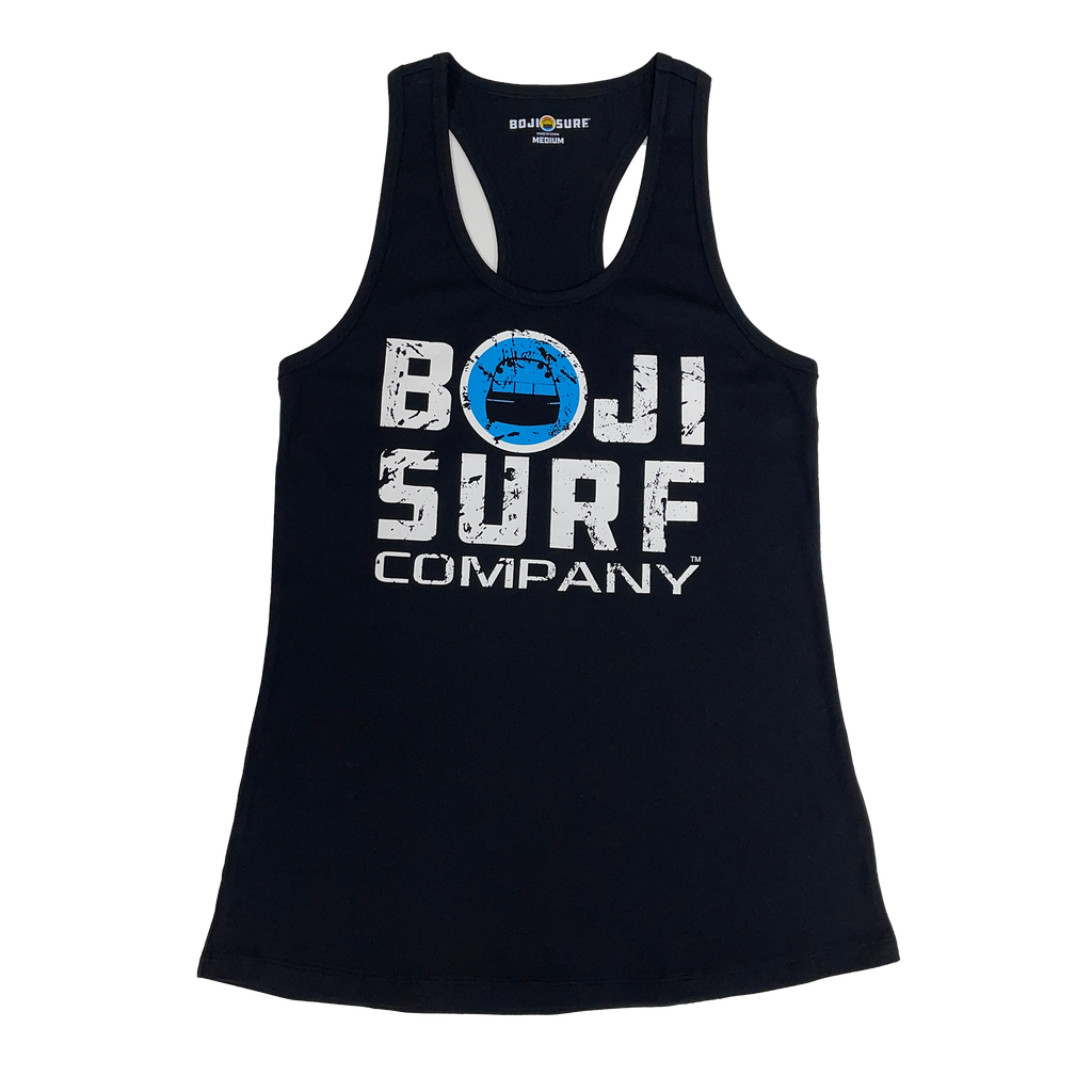 WOMENS TANK DISTRESSED OG LOGO – BOJI SURF CO.